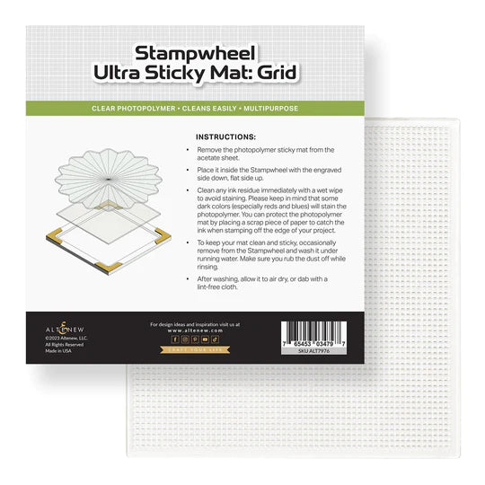 Stampwheel Ultra Sticky Mat Grid