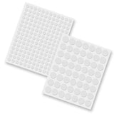 3D Foam Circles - White