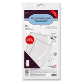 3D Foam Creative Sheets - White 6"x12"