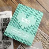 Knit With Love Stencil Pack (2 qty; 6 x 6)