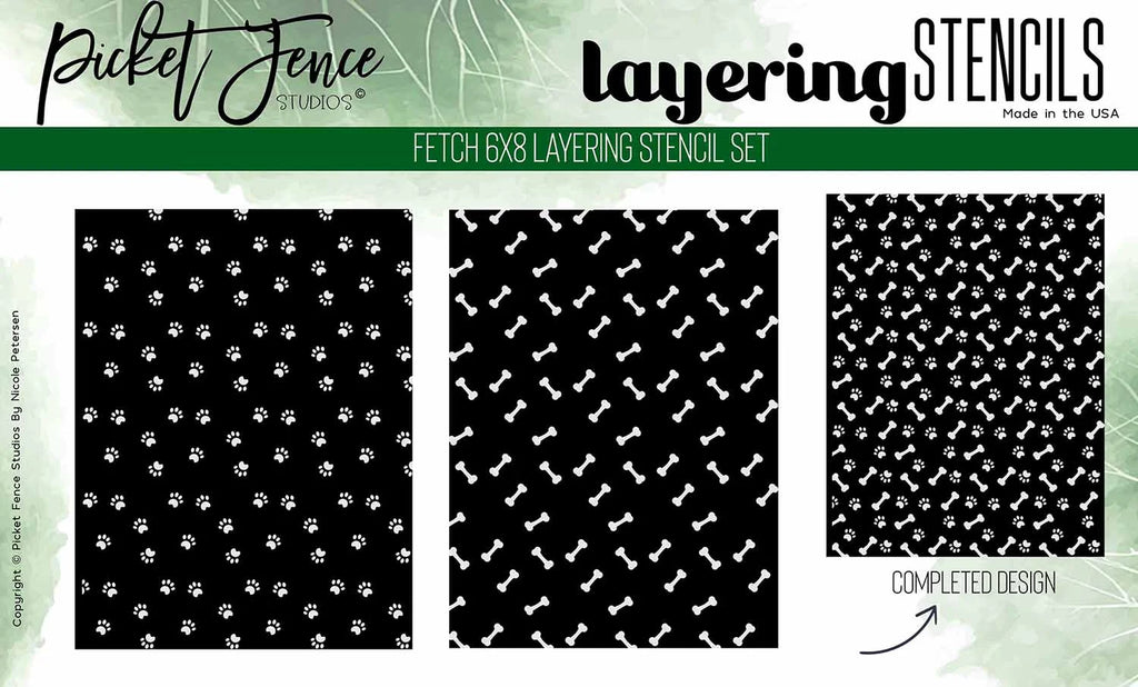 Fetch Layering Stencil Set