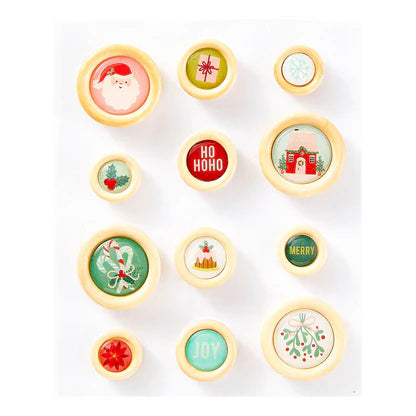 Oh Joyful Day Button Embellishments