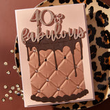 Fabulous Birthday Etched Dies from the Bougie Birthday Collection by Nina Boettcher