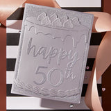 Ganache Gateau Etched Dies from the Bougie Birthday Collection by Nina Boettcher