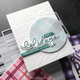 Layered Plaid Stencil Pack (4 qty; 6 x 6)