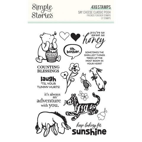 Simple Stories - Say Cheese Classic Pooh - Friends Forever Stamps