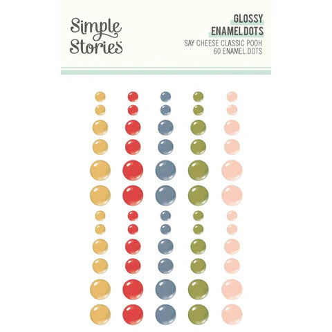 Simple Stories - Say Cheese Classic Pooh Glossy Enamel Dots