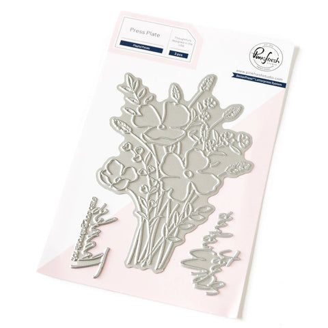 Playful Petals press plate