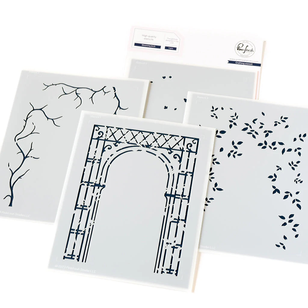 Blooming Arch stencil