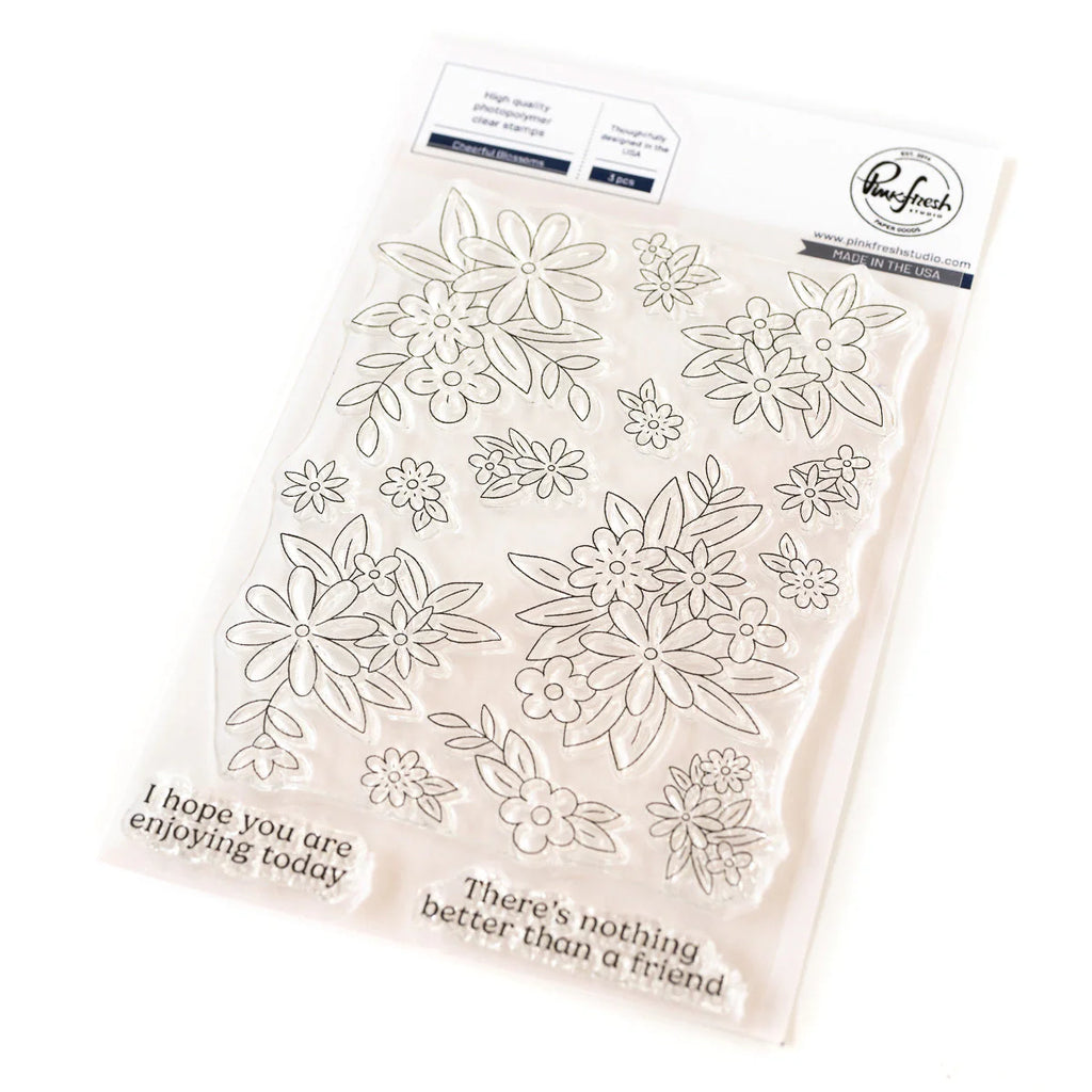 Cheerful Blossoms stamp