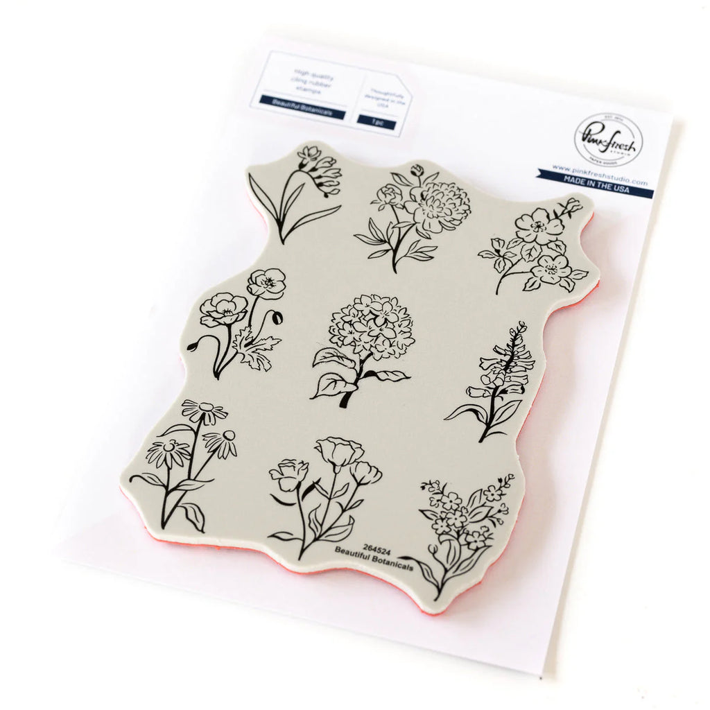 Beautiful Botanicals cling stamp