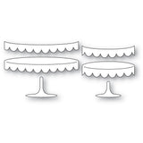 Scalloped Dessert Stands