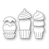 Frosted Cupcake Trio