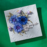 Wildly Beautiful 3D Embossing Folder from the Through the Meadow Collection by Susan Tierney-Cockburn