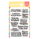 Snow Cheer Sentiments Stamp Set