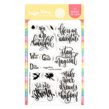 Open Book Sentiments Stamp Set