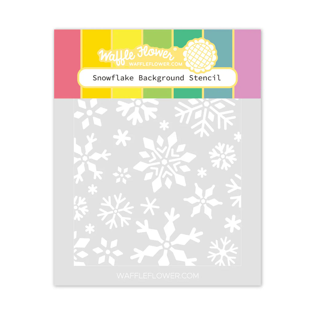 Snowflake Background Stencil