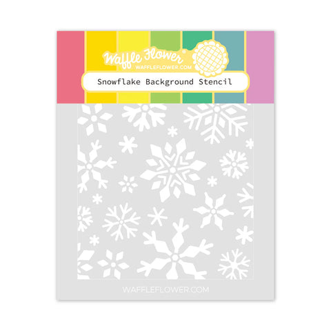 Snowflake Background Stencil