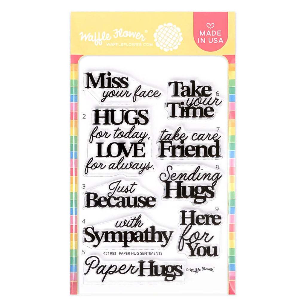 Paper Hug Sentiments Stamp Set