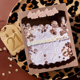 Ganache Gateau Etched Dies from the Bougie Birthday Collection by Nina Boettcher