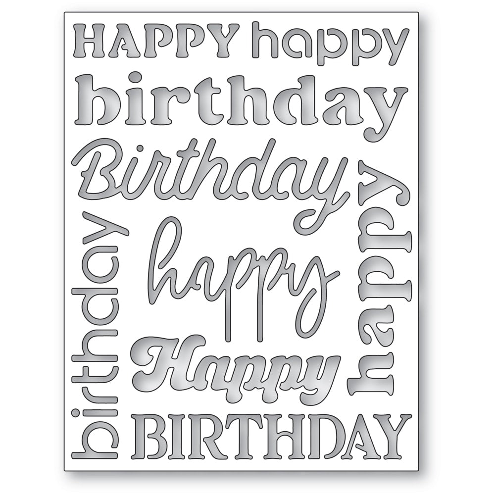 Happy Birthday Background Plate