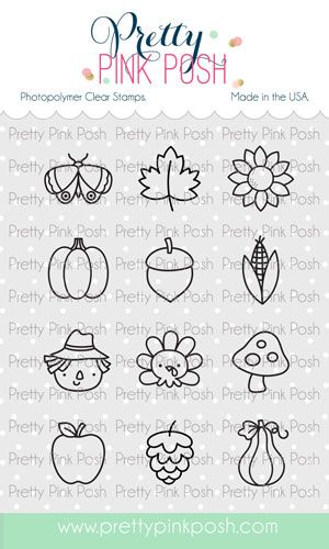 Fall Icons Stamp Set