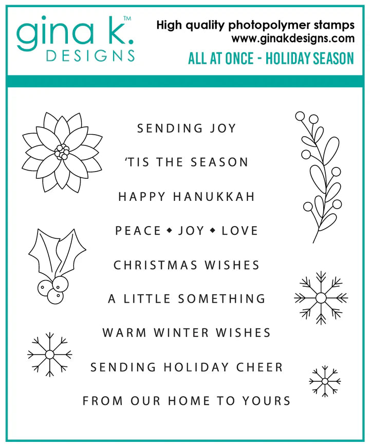 All at Once- Holiday Season Stamp Set