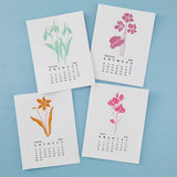 October Cosmos Press Plates from the Florals Through the Year Collection