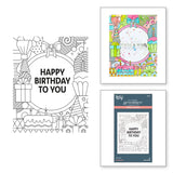 Birthday Bash Press Plate & Die Set from Simon's Birthday Bash Collection by Simon Hurley