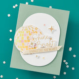 Disco Impressions Press Plate & Die Set from the Shine Bright Collection by Carissa Wiley