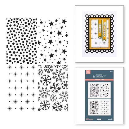 Holiday Backgrounds Panels Press Plates from the Essential Holiday Collection by Lisa Horton