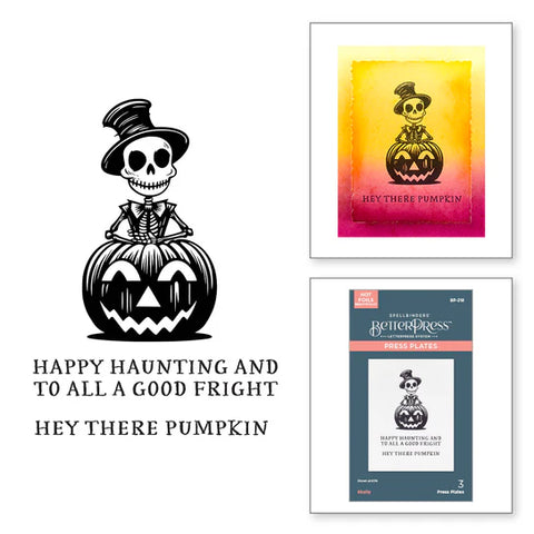 Skully Press Plates from the Happy Haunting Collection