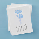 July Water Lily Press Plates from the Florals Through the Year Collection