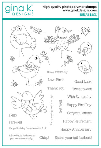 Blissful Birds Stamp Set