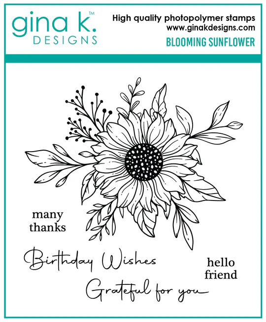 Blooming Sunflower Stamp Set