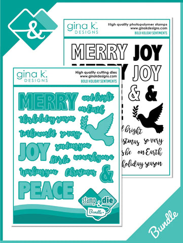 Bold Holiday Sentiments Bundle - RETIRING