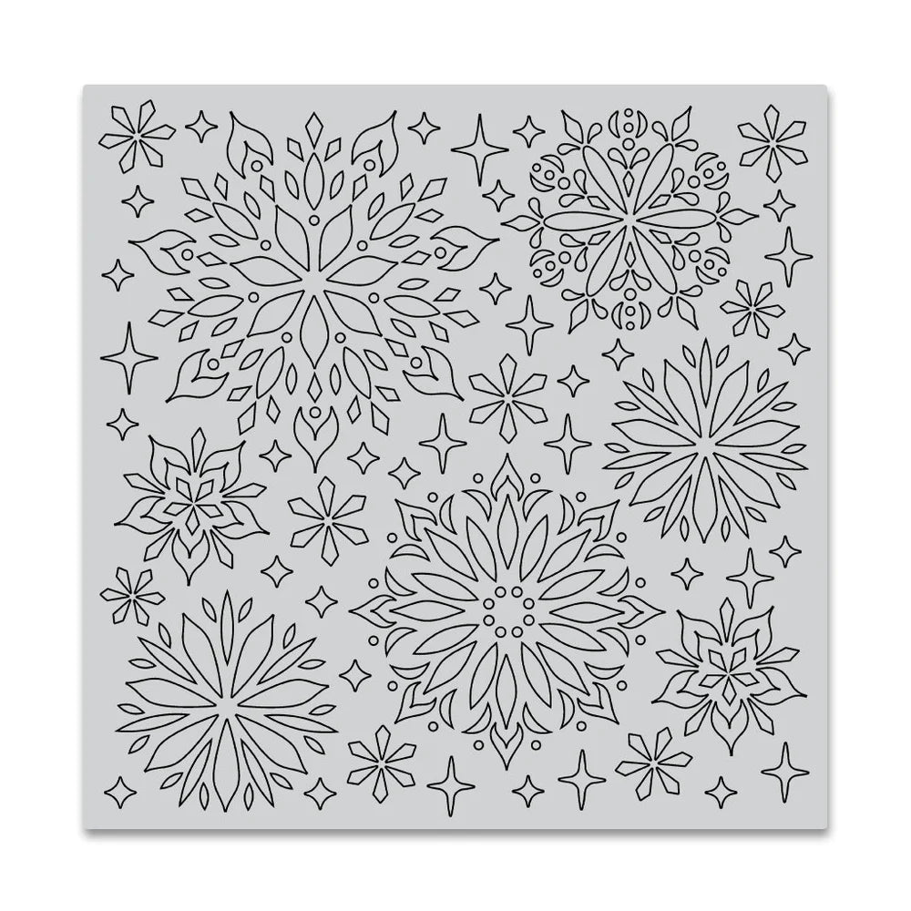 Kaleidoscope Snowflake Bold Prints