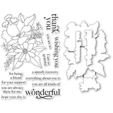 Breezy Bouquet clear stamp and die set