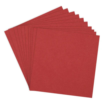 Pomegranate ColorWheel Cardstock 12" x 12" - 10 Sheets