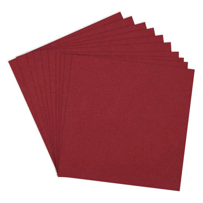 Cranberry ColorWheel Cardstock 12" x 12" - 10 Sheets