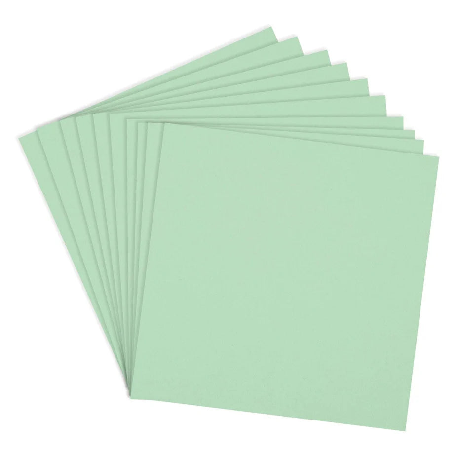 Mint ColorWheel Cardstock 12" x 12" - 10 Sheets