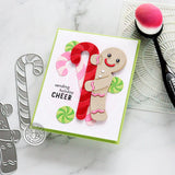 Peeking Gingerbread Man Fancy Die