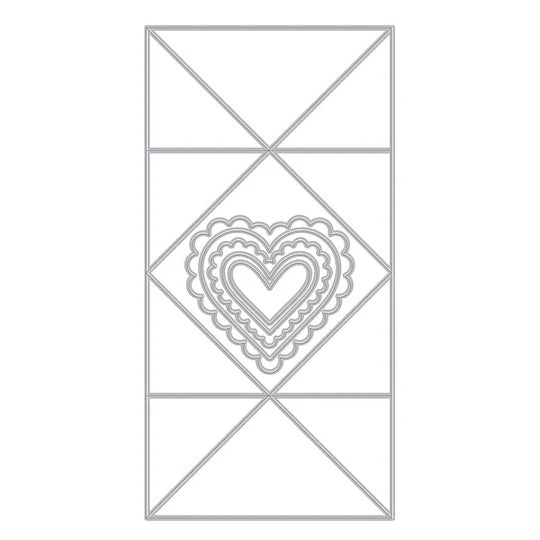 Folded Love Note Fancy Dies from the Love Notes Collection