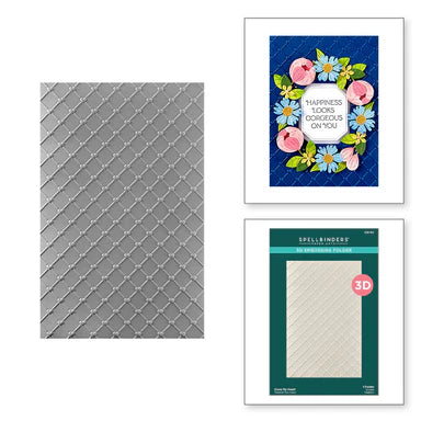 Cross My Heart 3D Embossing Folder from the Gorgeous You Collection