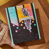 Soaring 3D Embossing Folder Embossing Folder from the Collaged Birds Collection by Dina Wakley