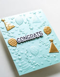 Party Time 3D Embossing Folder and Dies