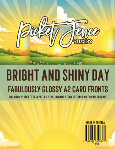 Fabulously Glossy A2 Card Fronts (12 pk)-Bright and Shiny Day