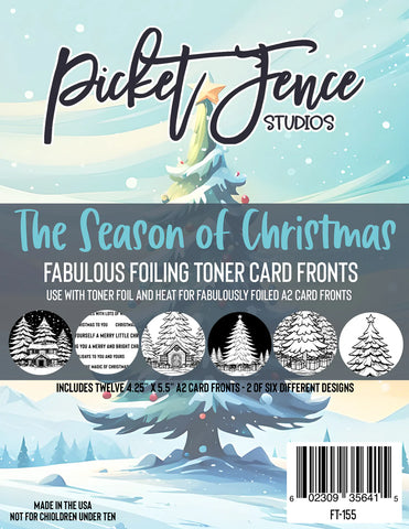 Fabulous Foiling Toner A2 Card Fronts (12 pk)-The Season of Christmas