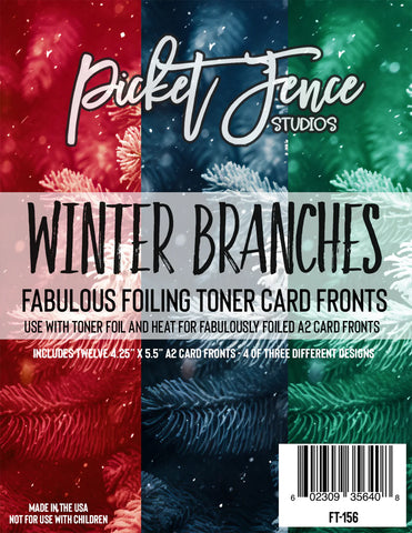 Fabulous Foiling Toner A2 Card Fronts (12 pk)-Winter Branches