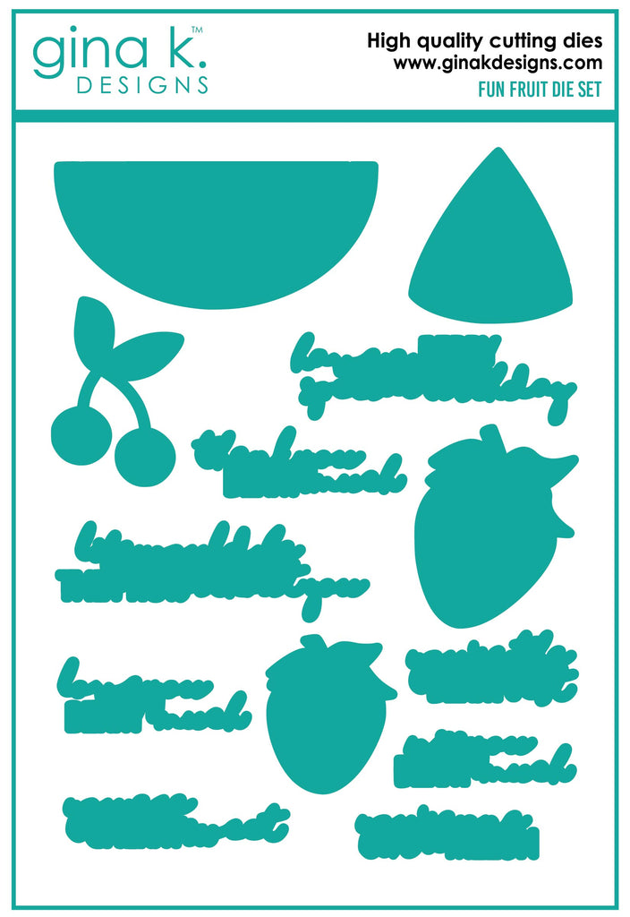 Ensemble de matrices de fruits amusants